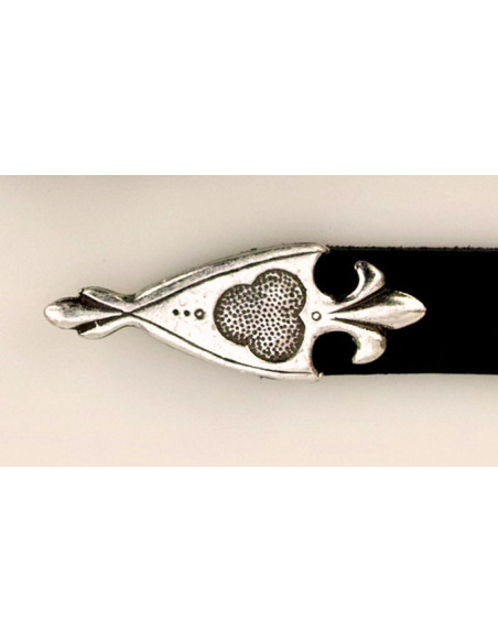 Cintura medievale giglio con doppia...