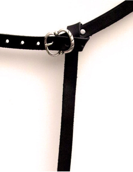 Cintura medievale giglio con doppia...