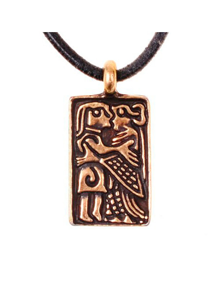 Ciondolo coppia Guldgubbe che si...