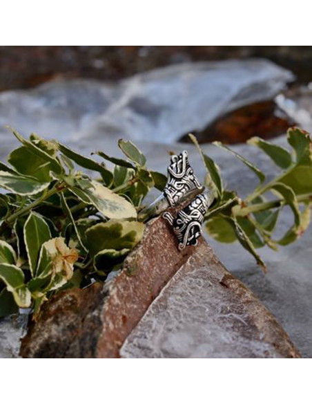 Hedeby Anello vichingo con testa di...