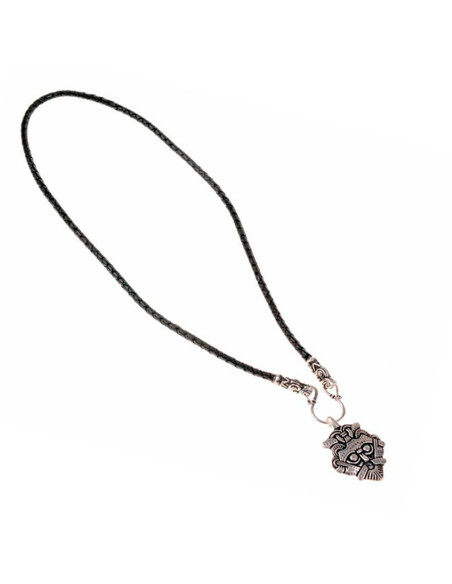 Collana amuleto maschera vichinga...