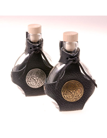 Flacone in vetro con stemma per...