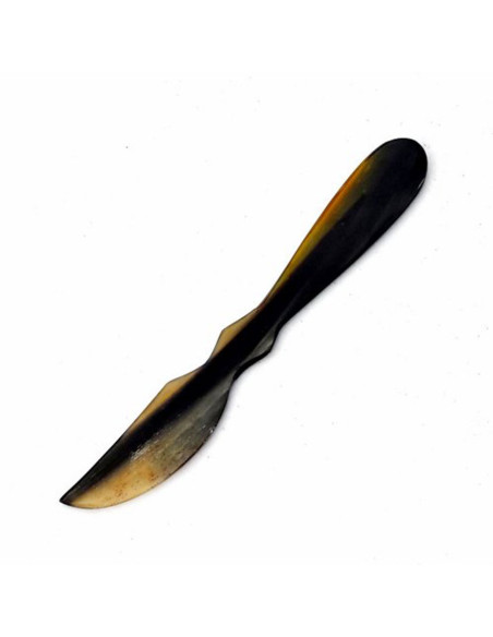 Set di 3 posate medievali in corno di...