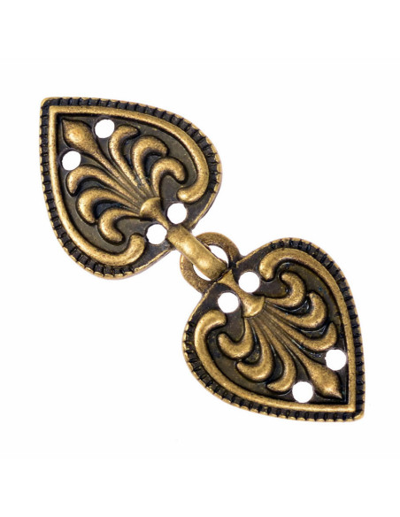 Chiusura cuore-fleur de lis Abito o...