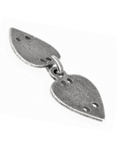 Chiusura cuore-fleur de lis Abito o mantello medievale e... 2