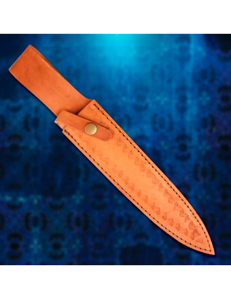 Pugnale Camelot in Acciaio Damasco