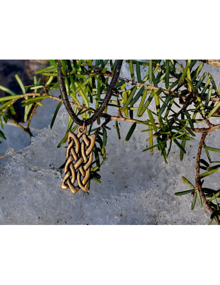 Ciondolo celtico rettangolare con...