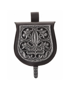 Borsa medievale in pelle modello Tarsoly Magyar 2