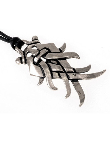 Ciondolo amuleto vichingo maschera Moesgaard