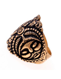 Anello celtico volto mistico periodo La Tene