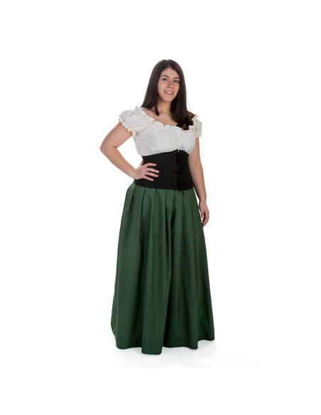 Corsetto alto medievale in nero