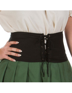 Corsetto basso medievale in nero