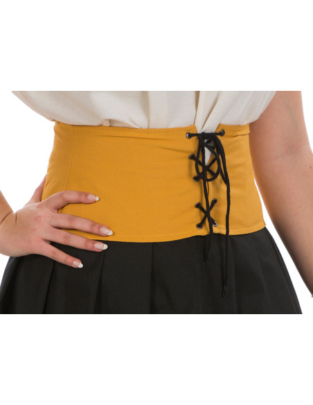 Corsetto basso medievale color senape