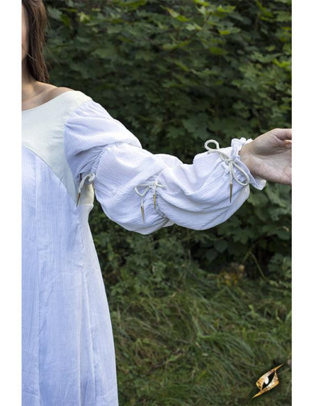 Abito medievale Lucrecia in bianco...