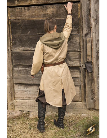 Gilet Altair bicolore in Desert Beige