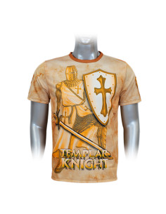 Sublimazione dell'oro T-shirt Cavalieri Templari 2