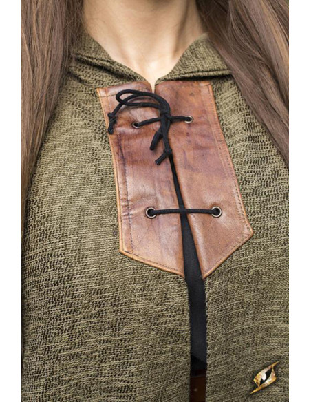 Tunica medievale Benedetto Driade verde