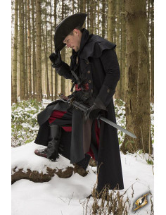 Cappotto da cacciatore medievale Hellsing, colore nero 2