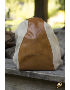 Borsa da mercante medievale, marrone beige