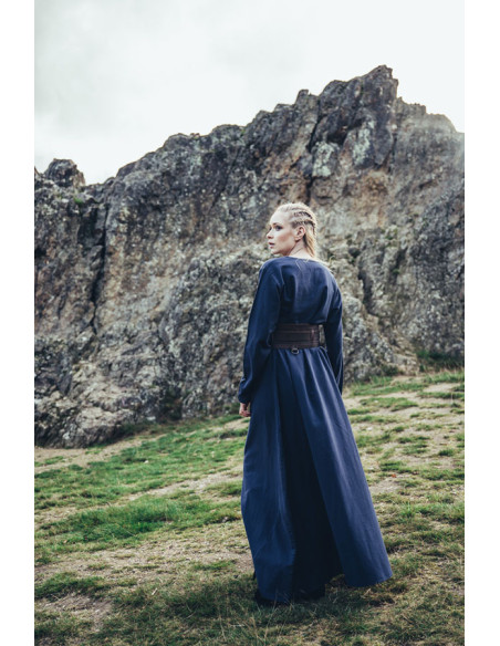 Abito vichingo in cotone Valdis, blu...
