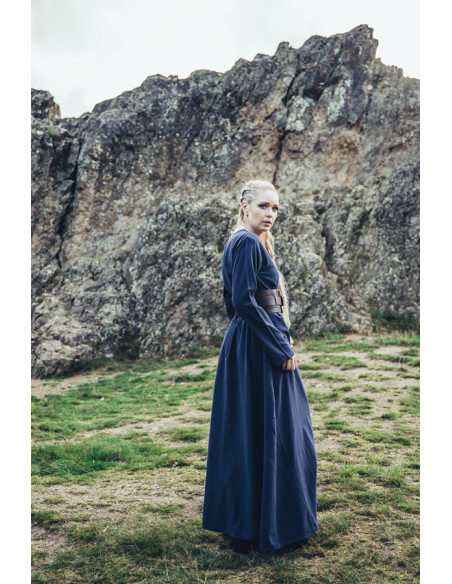 Abito vichingo in cotone Valdis, blu...