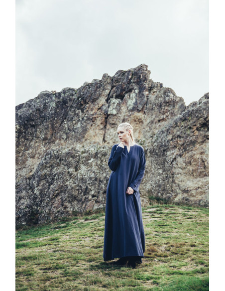 Abito vichingo in cotone Valdis, blu...