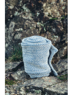 Winingas a torsione Sindri con motivo Spina, colore blu