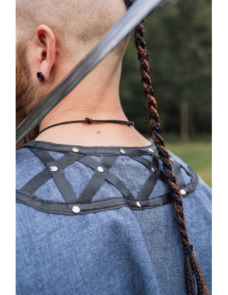 Tunica vichinga decorata Erik, grigio... Tunica vichinga decorata Erik, grigio...