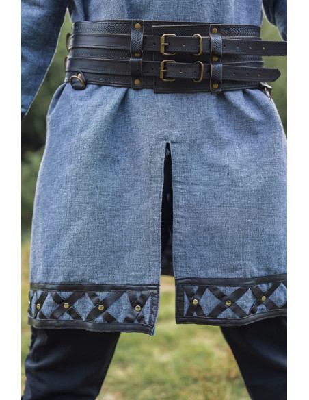 Tunica vichinga decorata Erik, grigio... Tunica vichinga decorata Erik, grigio...