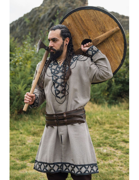 Tunica vichinga decorata Erik, color...