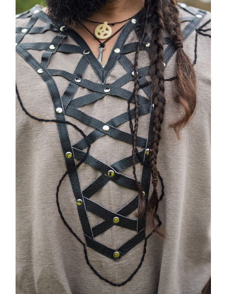 Tunica vichinga decorata Erik, color...