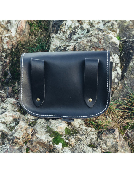 Borsa vichinga in pelle Hulda con...