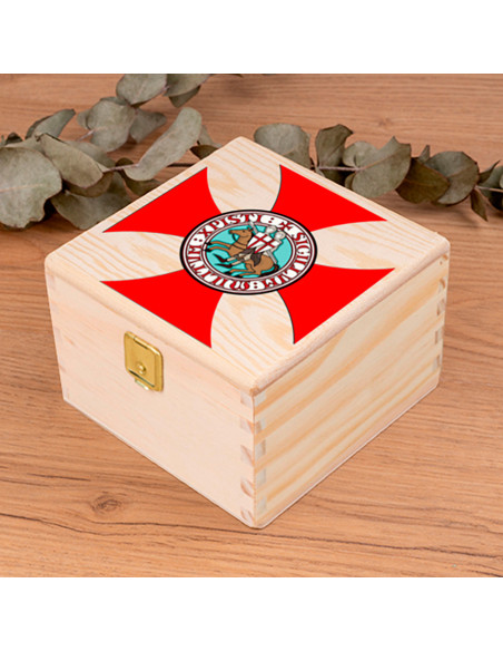 Scatola medievale Croce Templari in...