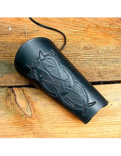 Bracciale arciere con nodo celtico