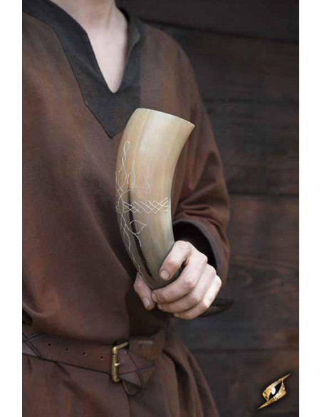 Corno druidico vichingo, finitura...