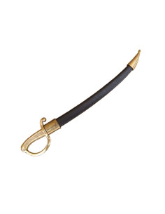 Bricchetto tagliacarte a sciabola con fodero