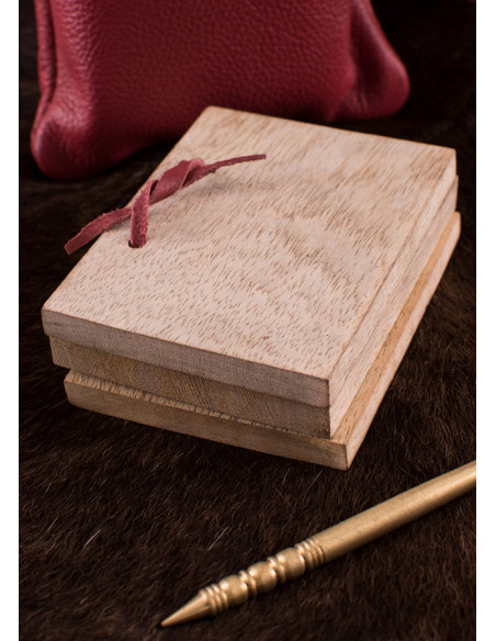 Libro in cera con matita in ottone e...