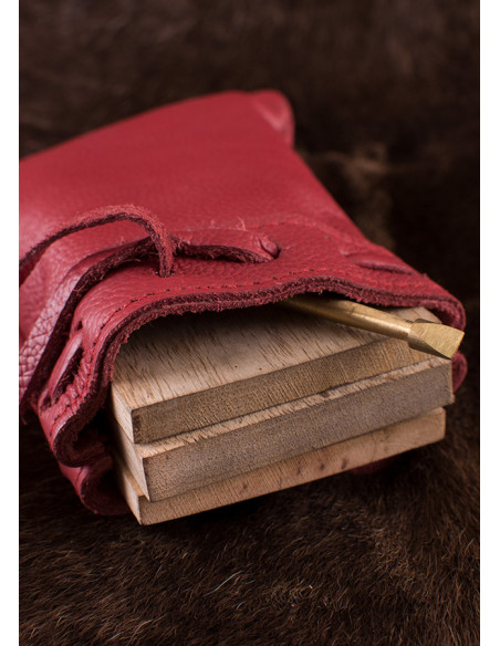 Libro in cera con matita in ottone e...