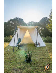 Tenda medievale per intrepidi guerrieri, 3 x 5 metri.