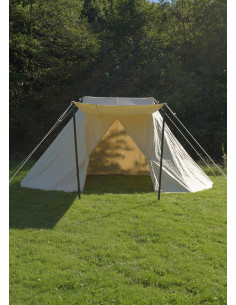 Tenda da mercato medievale sassone, 4 x 2 metri.