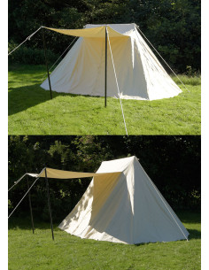Tenda da mercato medievale sassone, 4 x 2 metri. 2