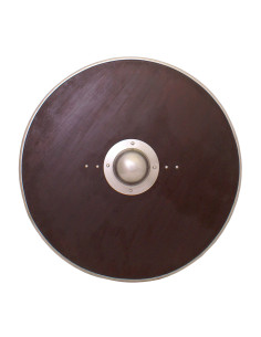 Scudo funzionale rotondo in legno, 77 cm.