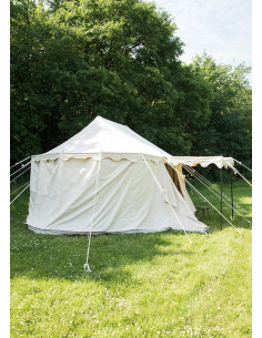 Tenda medievale dei cavalieri di Borgogna con tenda... 2