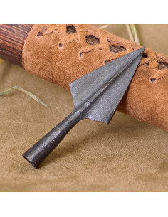 Storica punta di freccia tipo Concorde forgiata a mano