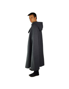 Classico mantello medievale Elinor colore grigio con... 2