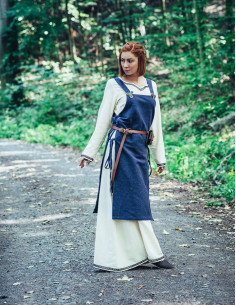 Sopravveste blu da donna Aleiga con bretelle