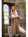 Gonna medievale modello Diana, marrone chiaro