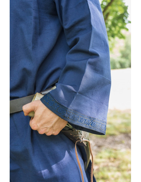 Tunica medievale Halvor, blu