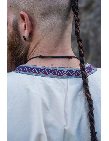 Tunica medievale Halvor, bianco naturale