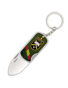Temperino-portachiavi Bripac spagnolo 3D con clip, lama 4 cm